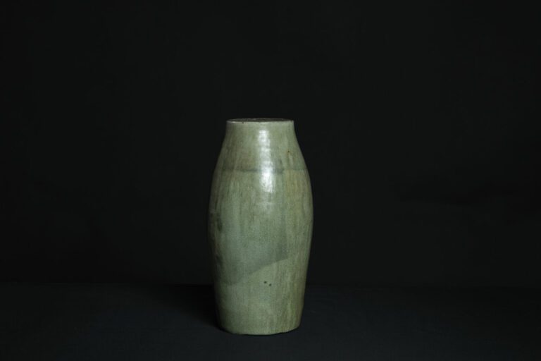 Paul BEYER (1873-1945) - Manufacture de La Borne - Vase balustre en grès émaill…