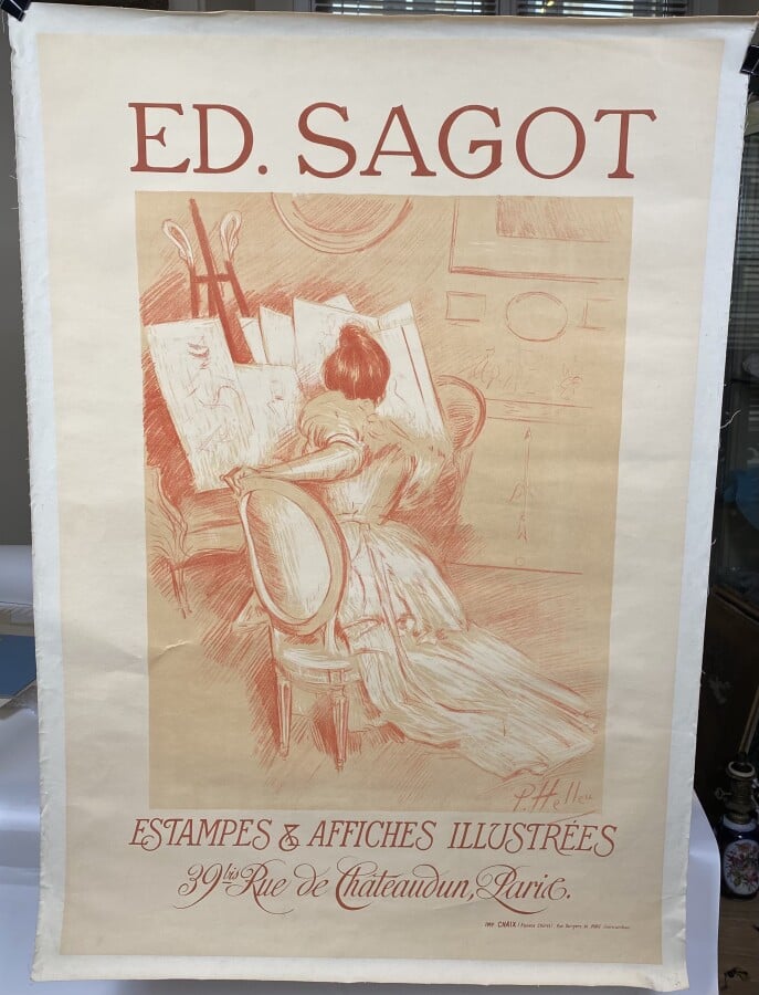 Paul-César HELLEU (1859-1927) - Estampes et Affiches IIlustrée, 39 rue de Chate…