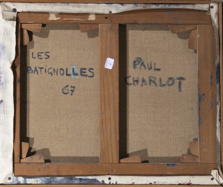 Paul CHARLOT (1906-1985) - Les Batignolles - Huile sur toile, signée et datée e…