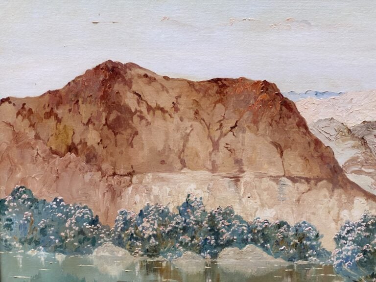 Paul FÉNASSE (1899-1976) - M'Chouneche, Algérie - Huile sur panneau, signé en b…