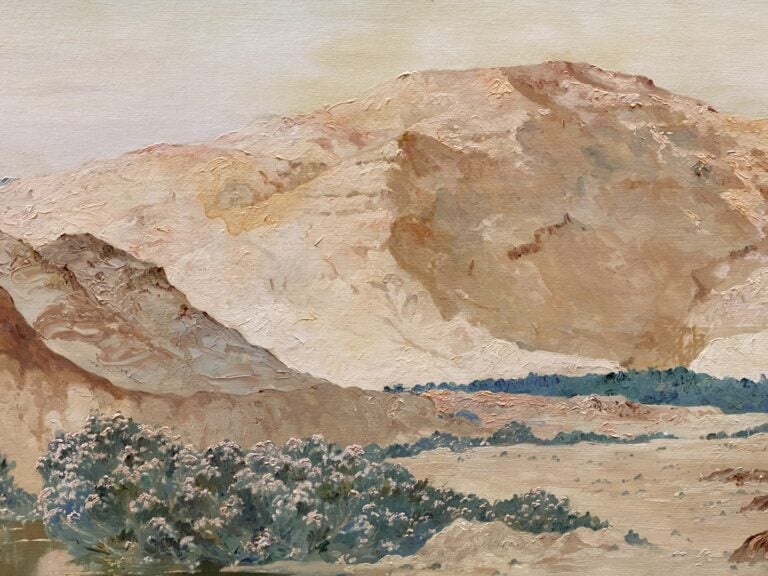 Paul FÉNASSE (1899-1976) - M'Chouneche, Algérie - Huile sur panneau, signé en b…