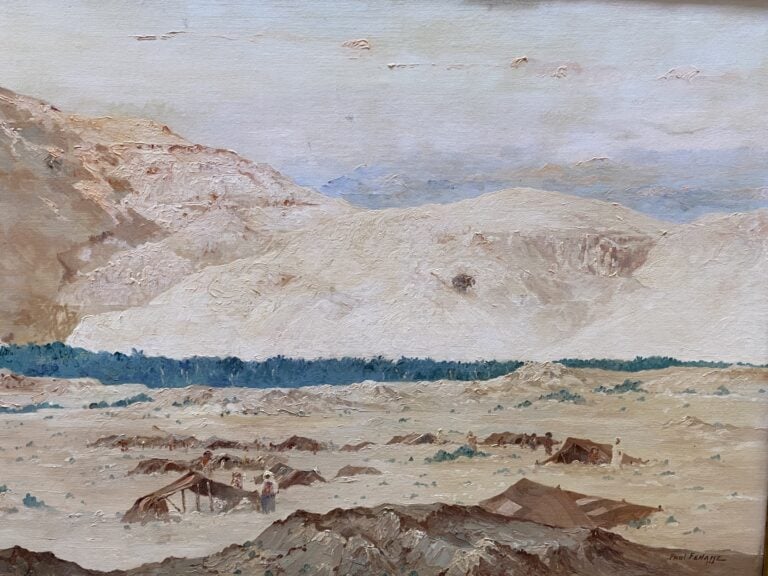 Paul FÉNASSE (1899-1976) - M'Chouneche, Algérie - Huile sur panneau, signé en b…