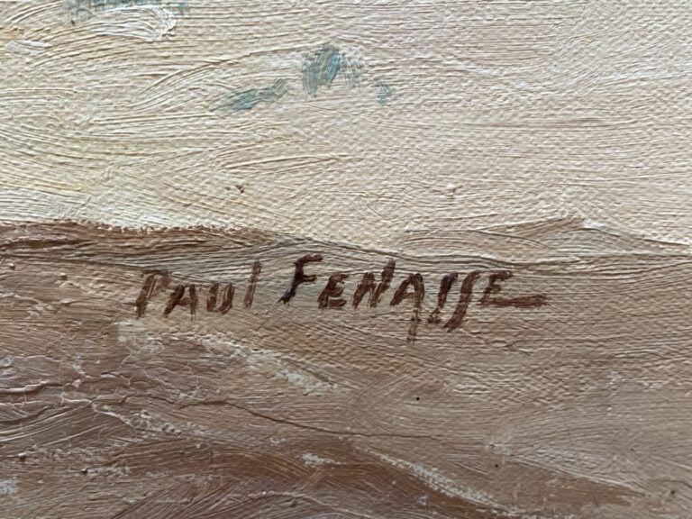 Paul FÉNASSE (1899-1976) - M'Chouneche, Algérie - Huile sur panneau, signé en b…