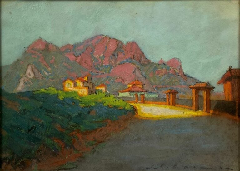 Paul LEMAGNY (1905-1977) - La sieste - Pointe-sèche, signée en bas à gauche - D…