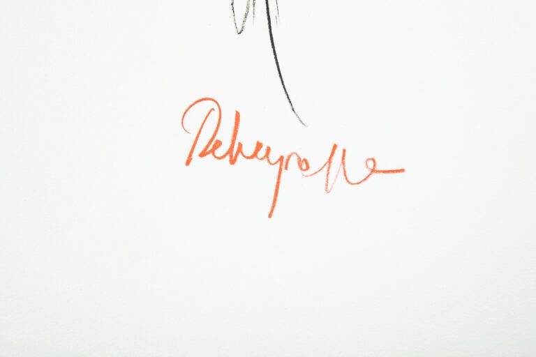 Paul REBEYROLLE (1926-2005). - Composition rouge et noir - Lithographie sur pap…