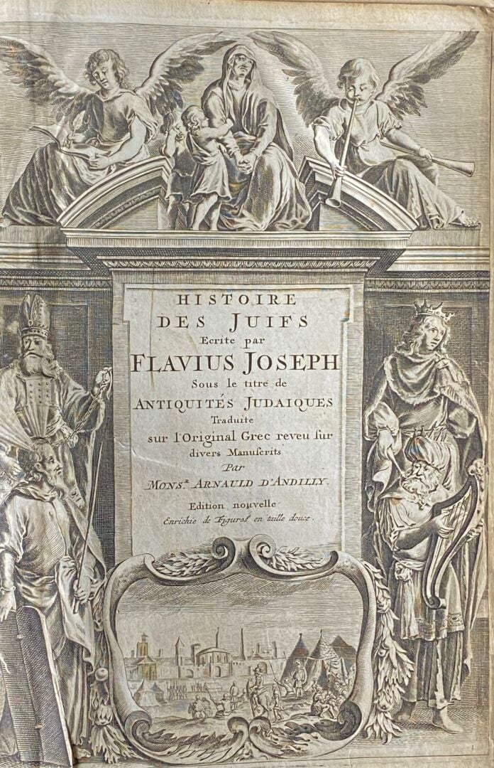 PAYE MAIS REFUS ACHTR VEND 2810 FLAVIUS JOSEPH - Histoire des juifs, écrite par…