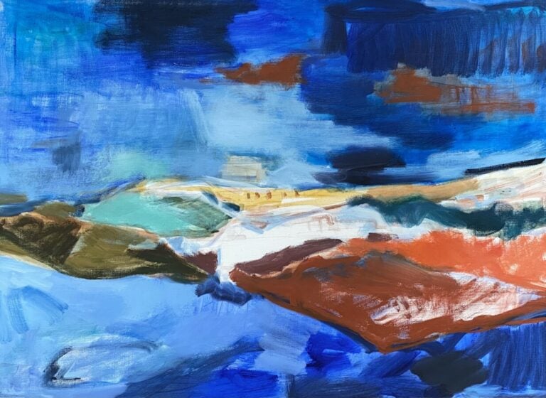Paysage - Huile sur toile - 46 x 61 cm