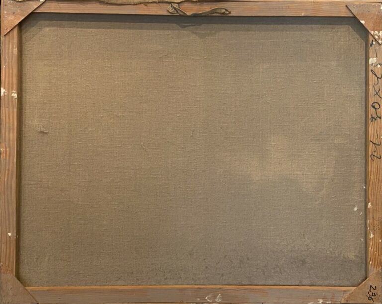 Paysage - Huile sur toile, signée en bas à gauche - 65 x 81 cm