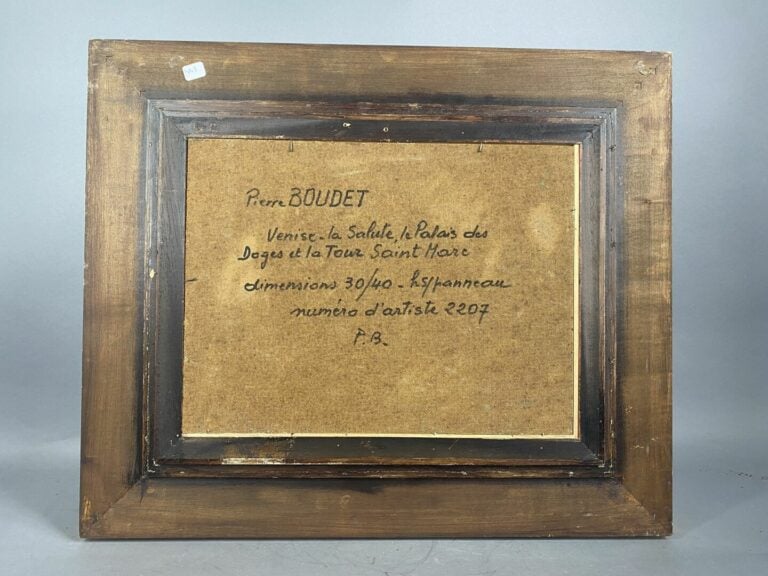 Pierre BOUDET (1915/25-2010) - Venise, la Douane de mer, la Salute et le Palais…