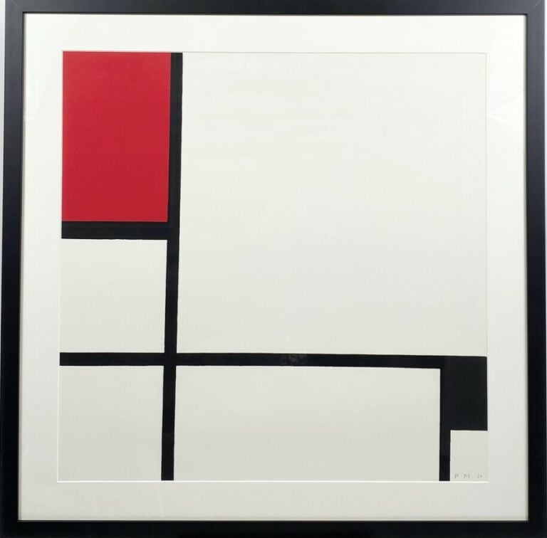 Piet MONDRIAN (1872-1944) (d'apres ) - Compositions - Ensemble de 2 sérigraphie…