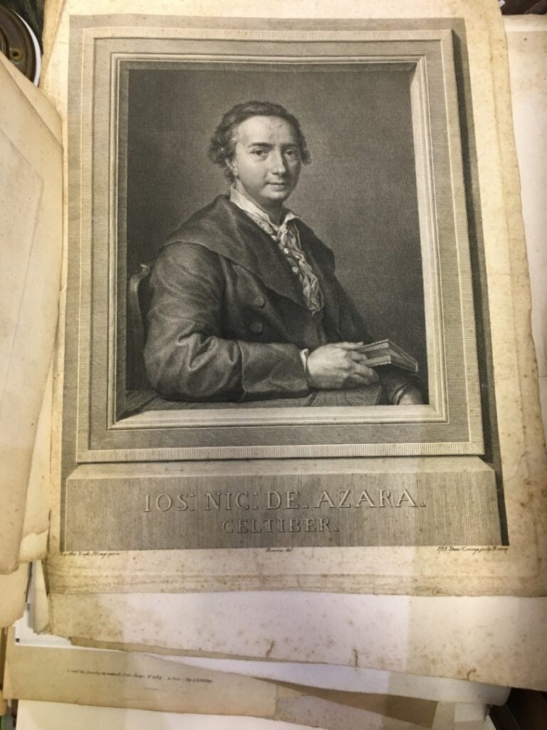 Portefeuille contenant gravures et dessins divers, du XVIIème au XXème siècle…