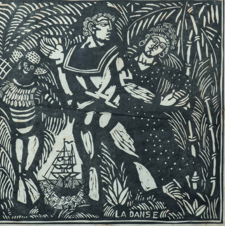 Raoul DUFY (1877-1953) - La danse, circa 1910 - Bois gravé en noir sur papier,…