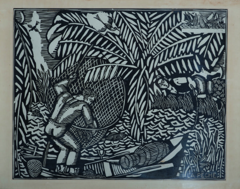 Raoul DUFY (1877-1953) - La Pêche, circa 1910 - Bois gravé en noir sur papier,…