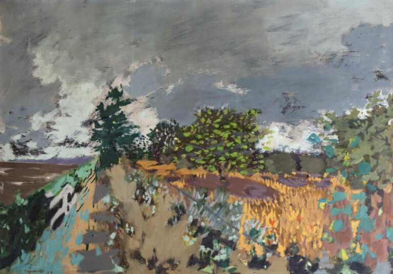 Raymond LEGUEULT (1898-1971) - Morsaline - Huile sur toile,signée en bas à gauc…
