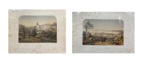 Régionalisme - Ensemble de deux gravures l'une titrée Château de St André et l'…