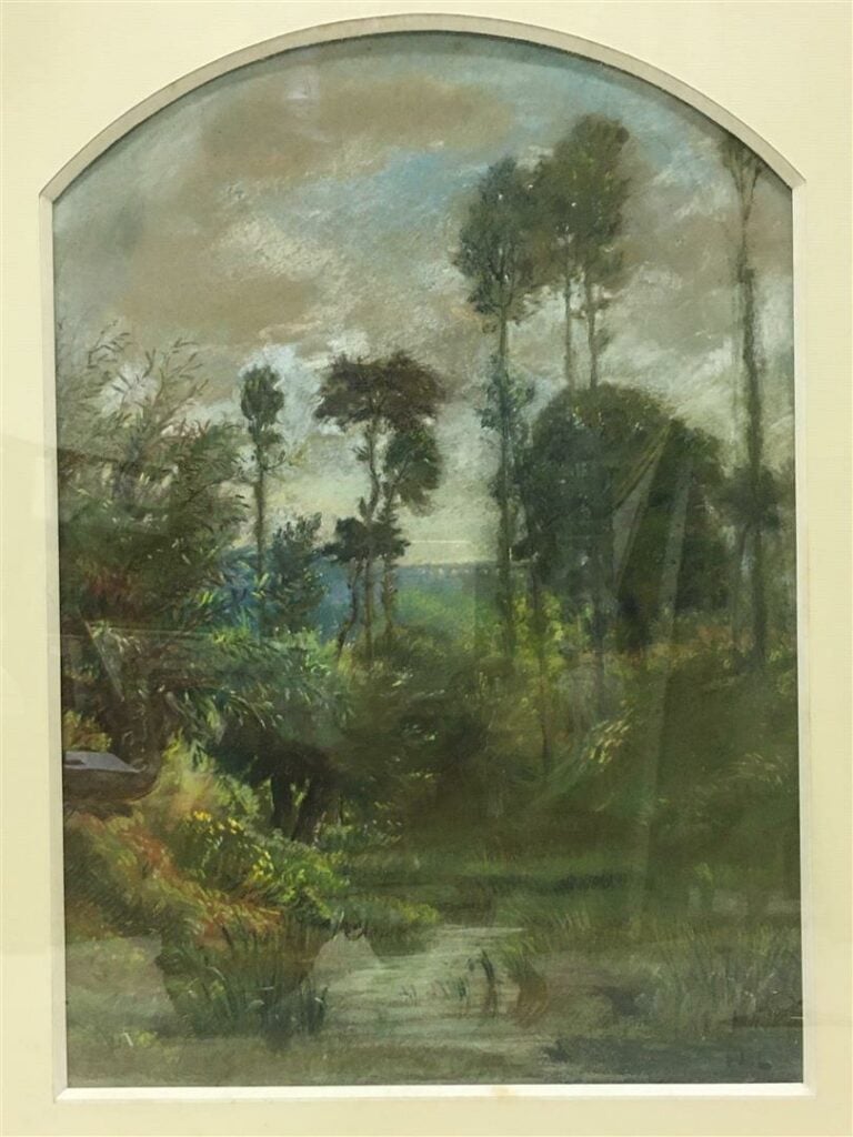REGROUPE Félix Hyppolite LANOUE (1812-1872). - Vue de la campagne romaine, un a…