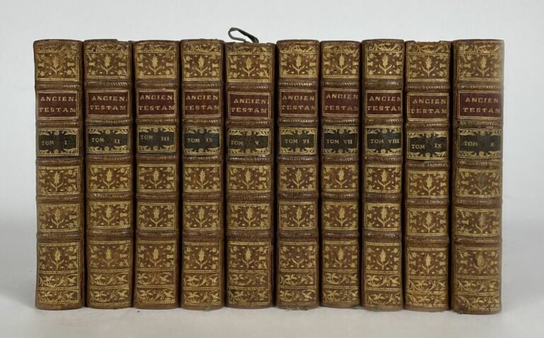 Religion - Ancien Testament - P., Desaint et Saillant, 1753 - 10 vol.in-12 pl v…
