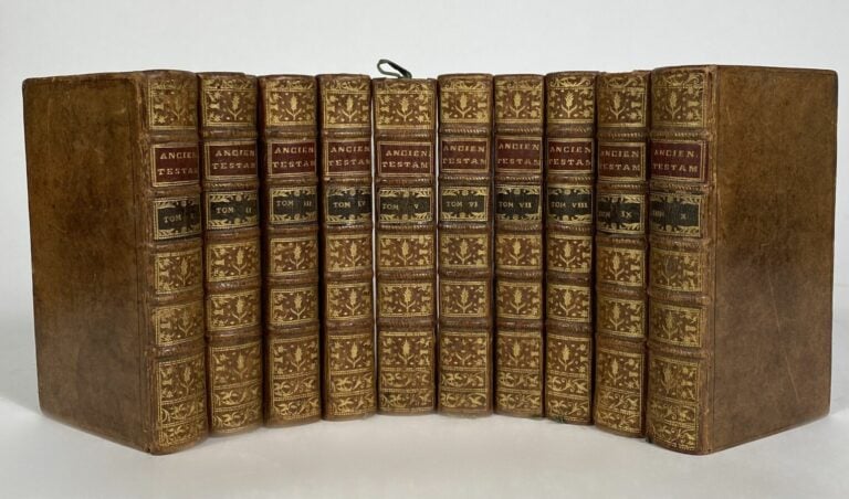Religion - Ancien Testament - P., Desaint et Saillant, 1753 - 10 vol.in-12 pl v…