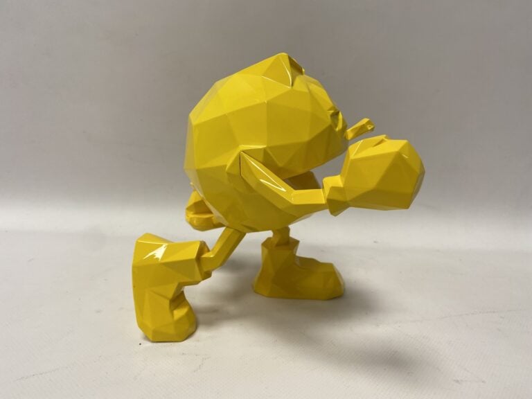 Richard ORLINSKI (né en 1966). - PAC MAN jaune - Dans sa boite - H : 19 cm