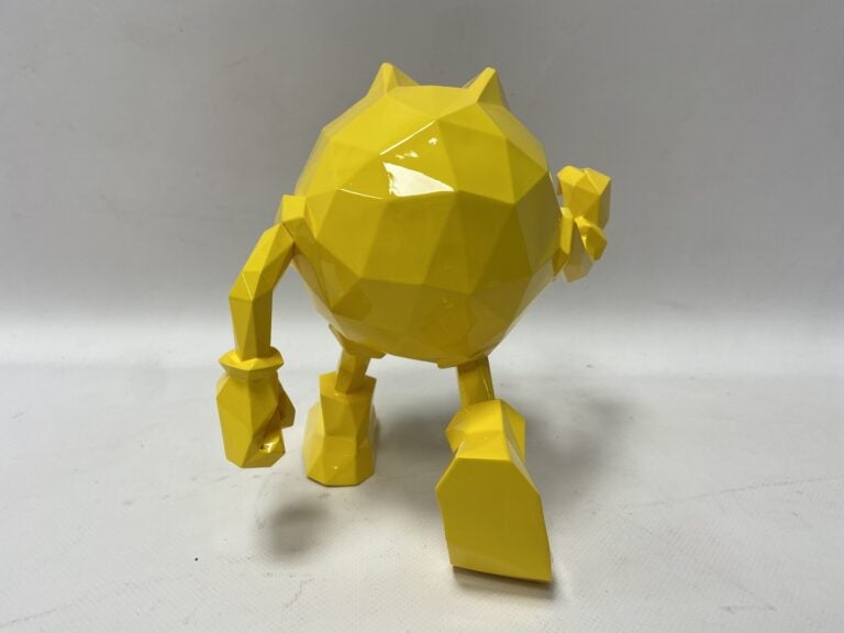 Richard ORLINSKI (né en 1966). - PAC MAN jaune - Dans sa boite - H : 19 cm