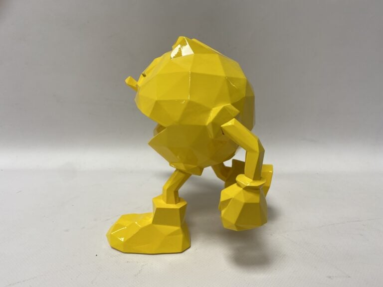 Richard ORLINSKI (né en 1966). - PAC MAN jaune - Dans sa boite - H : 19 cm