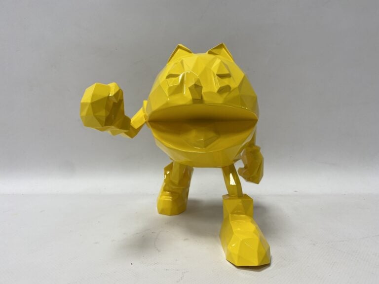 Richard ORLINSKI (né en 1966). - PAC MAN jaune - Dans sa boite - H : 19 cm