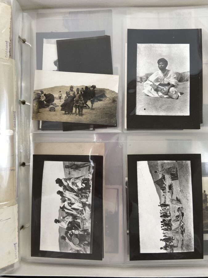 RIM 7 - MAURITANIE Ensemble d'archives avant 1940 : Tirages albuminés ou argent…