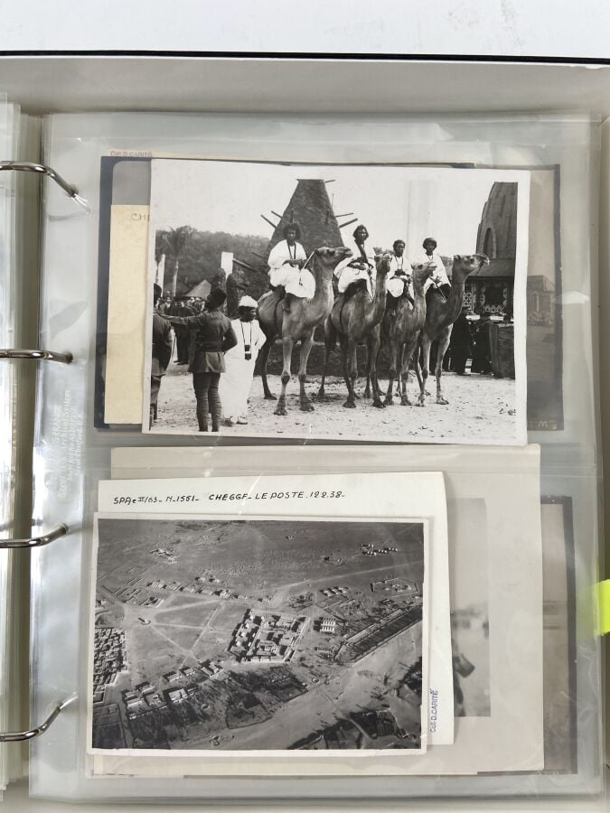 RIM 7 - MAURITANIE Ensemble d'archives avant 1940 : Tirages albuminés ou argent…