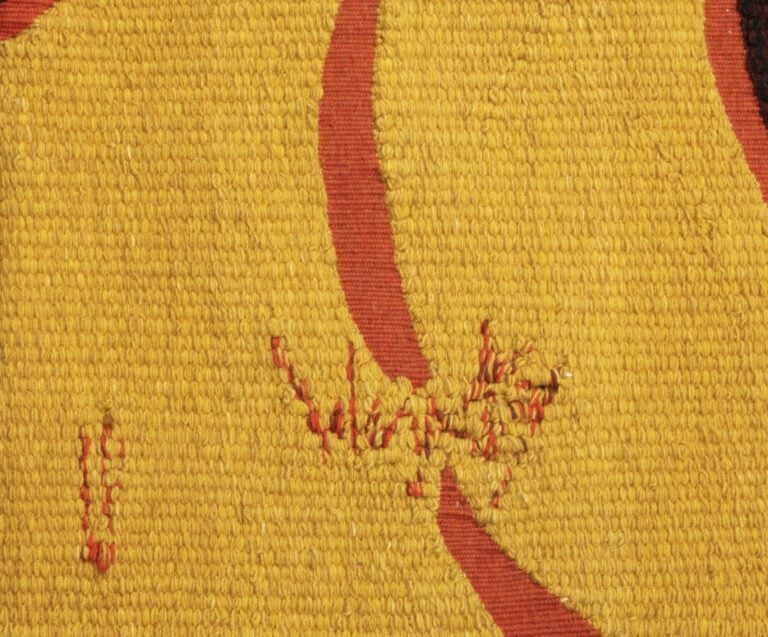 Robert WOGENSKY (1919-2019) - (d'apres un carton de) - « Trois soleils» - Tapis…