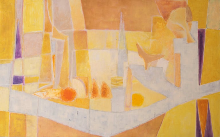 Roger CHASTEL (1897-1981) - Le tour de cartes , 1957 - Huile sur toile, titrée…
