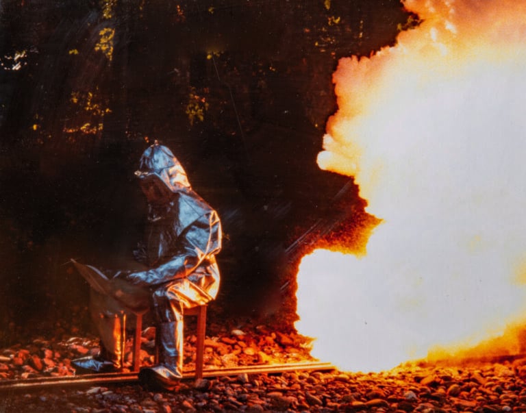 Roman SIGNIER (1938-) - Schwarzpulver (Poudre noir), 1989 Cibachrome - Suite de…