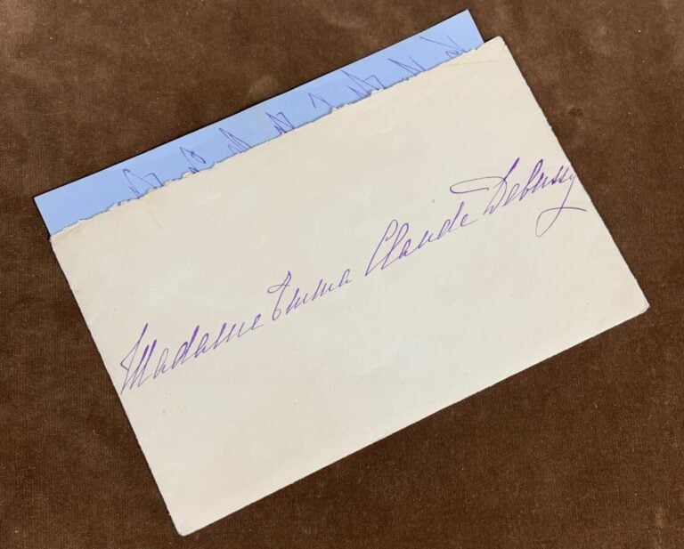 Rubinstein, Ida L.a.s. - Lettre de condoléances à l'occasion de la mort de Debu…