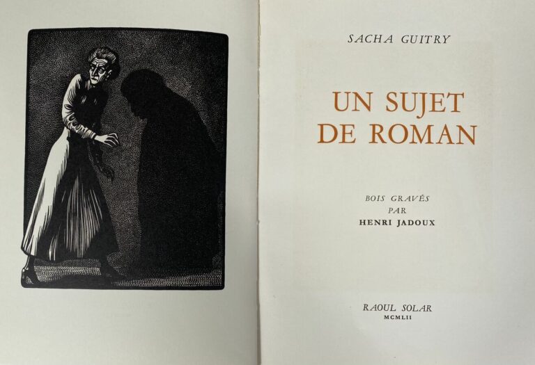 [Sacha Guitry:L'illusionniste deux couverts].Edité à Monaco par Raoul Solar en…