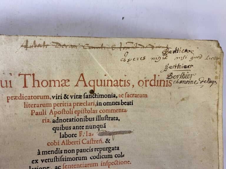 [Saint Thomas d'Aquin ] DIVI THOMAE AQUINATIS : - Divi Thomae Aquinatis, ordini…