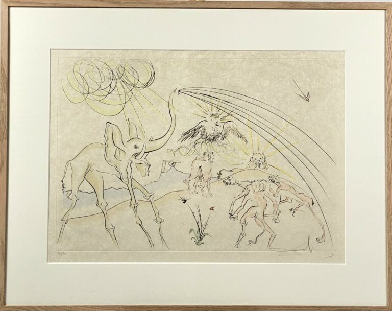 Salvador DALI (1904-1989) - Le bestiaire de La Fontaine Dalinisé : Les animaux…