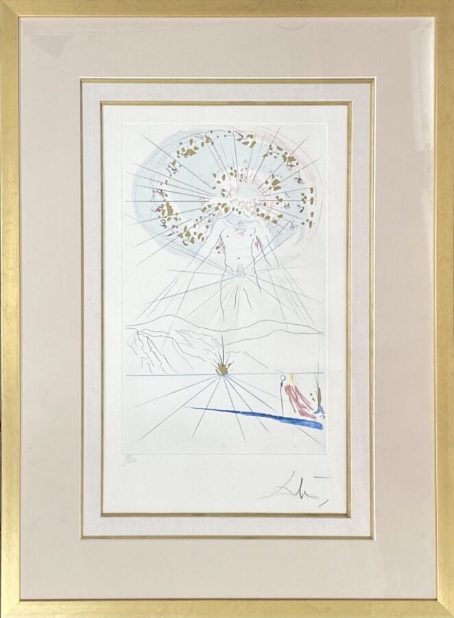 Salvador DALI (1904-1989) - The bridegroom leaps upon the mountains, 1971 (lLöp…