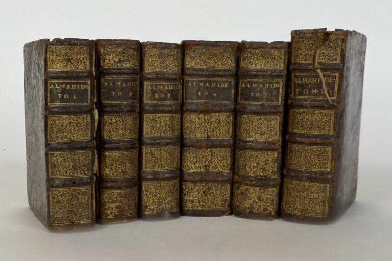 Scudéry Almahide - P., Augustin Courbet, 1650. - 6 vols in-8, pleine basane. In…