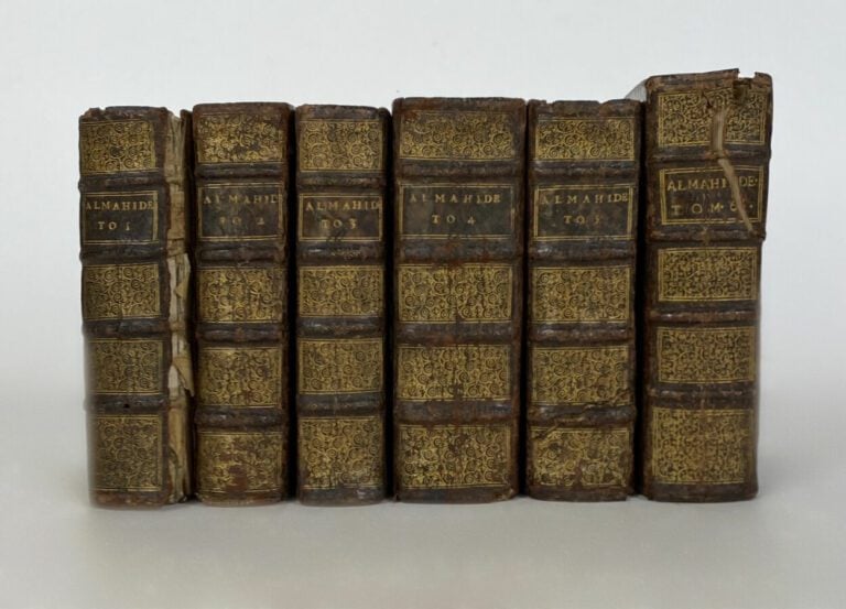 Scudéry Almahide - P., Augustin Courbet, 1650. - 6 vols in-8, pleine basane. In…