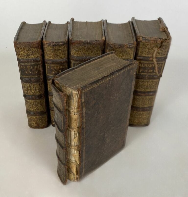 Scudéry Almahide - P., Augustin Courbet, 1650. - 6 vols in-8, pleine basane. In…