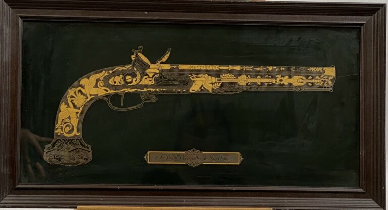 Silhouette du pistolet de Napoléon - 22 x 48 cm