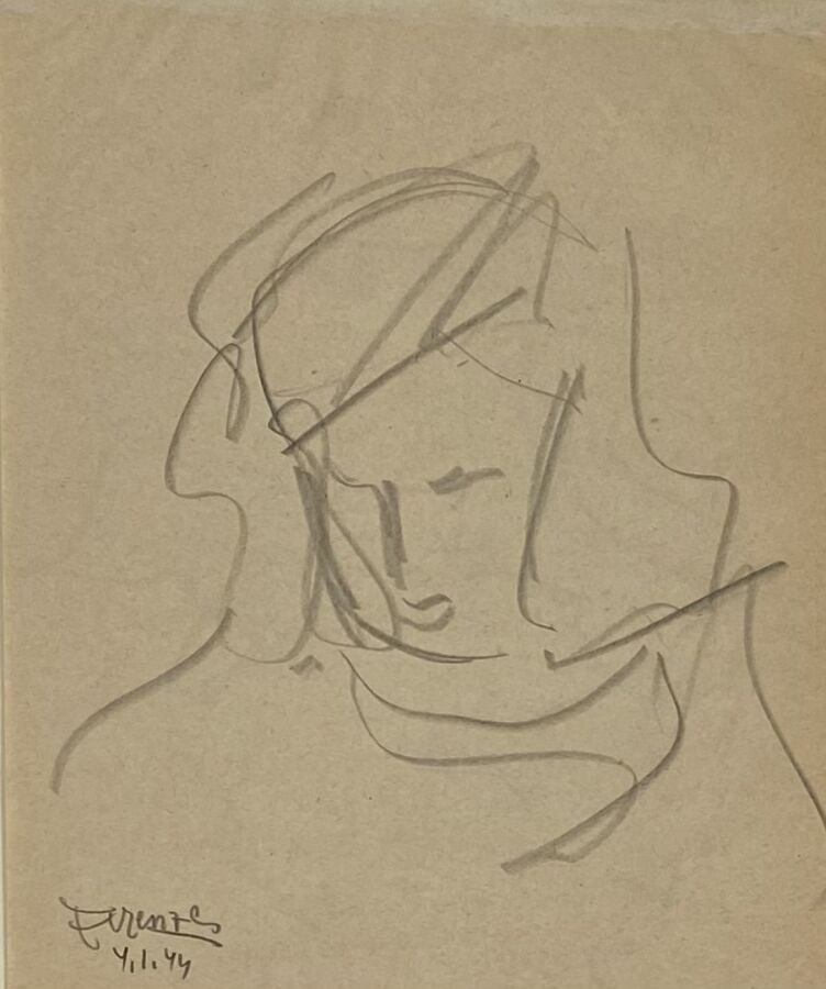 Slavko KOPA (1913-1995) - 30 dessins, Florence 1945 - 30 oeuvres originales sur…