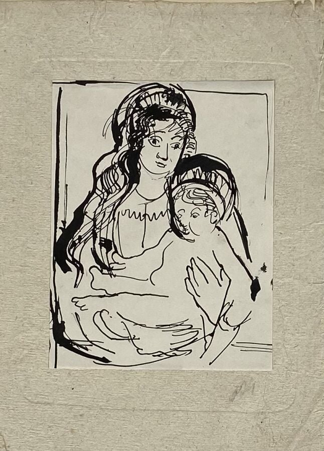 Slavko KOPA (1913-1995) - 30 dessins, Florence 1945 - 30 oeuvres originales sur…