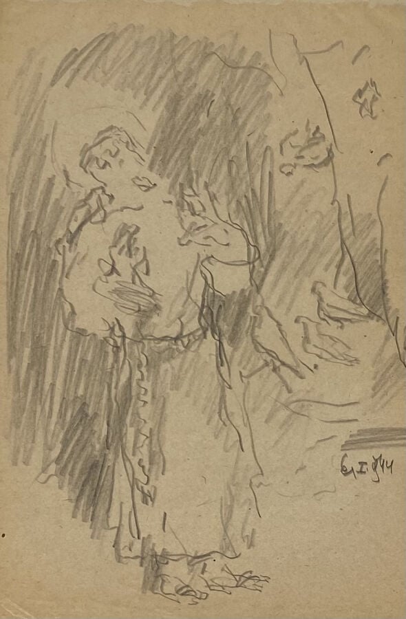 Slavko KOPA (1913-1995) - 30 dessins, Florence 1945 - 30 oeuvres originales sur…
