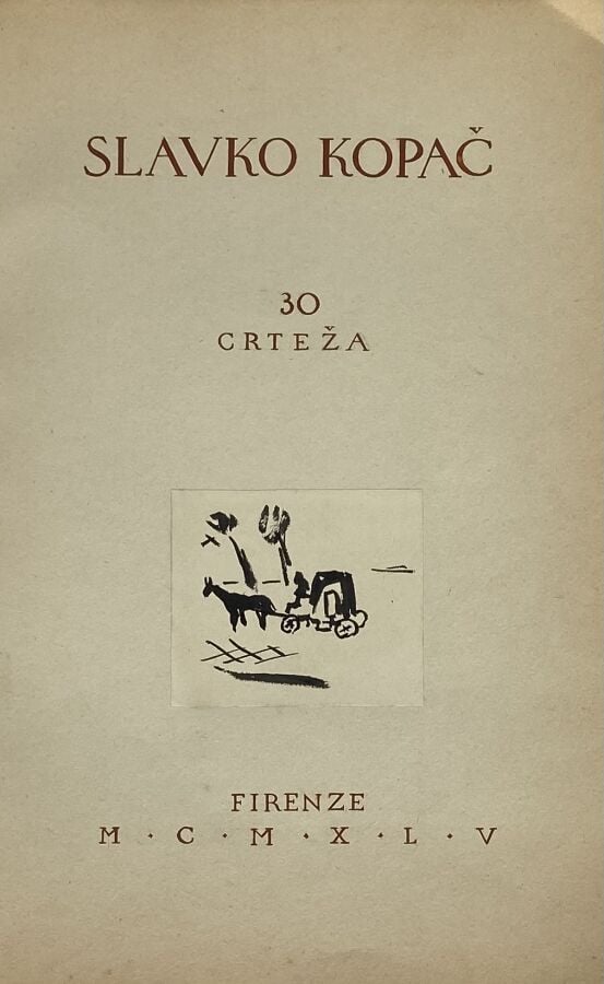 Slavko KOPA (1913-1995) - 30 dessins, Florence 1945 - 30 oeuvres originales sur…
