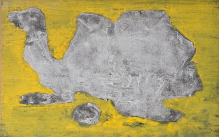 Slavko KOPA (1913-1995) - Chameau, 1963 - Gouache et technique mixte sur papier…