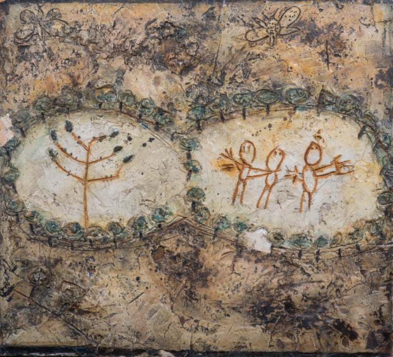 Slavko KOPA (1913-1995) - Jardin public (La ville des oiseaux),1954 - Technique…