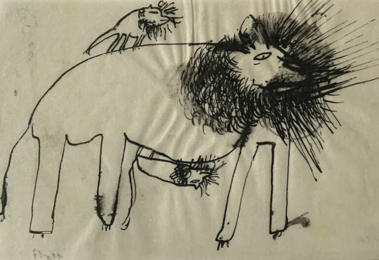 Slavko KOPA (1913-1995) - Maternité - Deux encres sur papier, dont une sur papi…