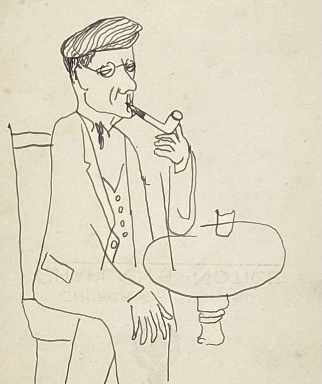 Slavko KOPA (1913-1995) - Oiseaux fantastiques, 1948 - Encre sur papier, datée…