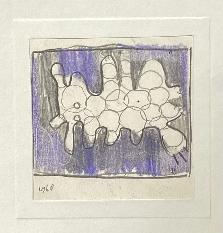 Slavko KOPA (1913-1995) - Personnages de profil - Deux encres sur papier, cache…