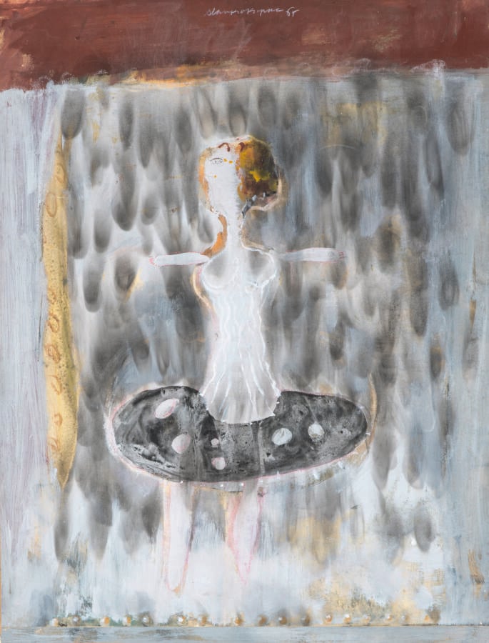 Slavko KOPA (1913-1995) - Petite danseuse, 1965 - Technique mixte sur papier ma…